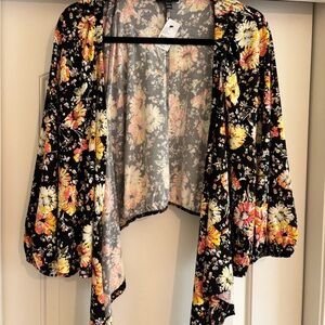Lane Bryant Multicolor Floral Top